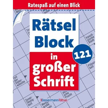 Rätselblock in großer Schrift 121 (5 Exemplare à 2,99 EUR) - Krüger, Eberhard