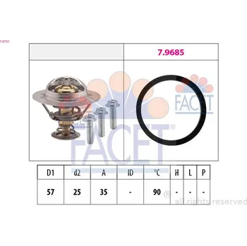 Auto-moto Termostat, chladivo FACET 7.8731