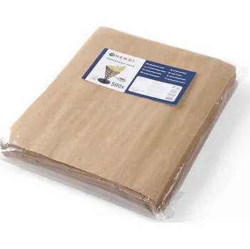 Jednorázové nádobí Nepromastitelný papír, HENDI, Béžová, 500 ks, 200x250mm