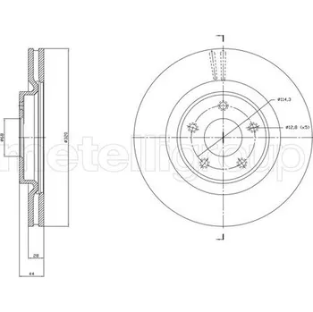 Brzdový kotouč Brzdový kotouč CIFAM 800-1783C