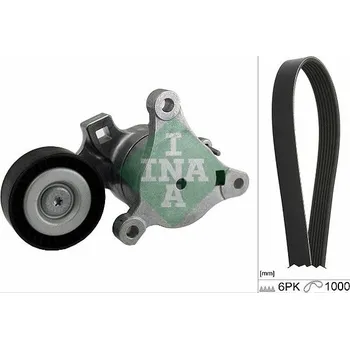 Sada žebrovaných klínových řemenů INA 529 0214 10