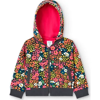 Dívčí mikina Dívčí mikina s kytičkami Velikost BOBOLI: 7 let (122)