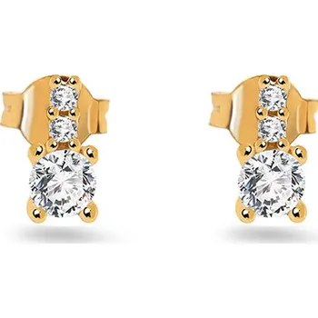 Náušnice Elegantní napichovací náušnice se zirkony Ela IZ30939 + dárkové balení LUXUS zdarma