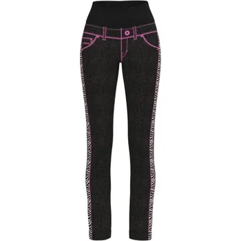 Dámské kalhoty Dámské kalhoty Crazy WONDER MAGIC - tmavě šedá XXS