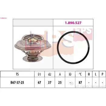 Chladič motoru Termostat, chladivo EPS 1.880.552