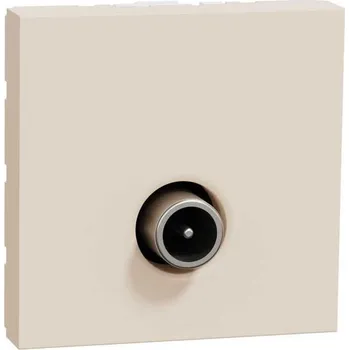 NU346244 Zásuvka TV individuální, koncová, 1,5 dB, 2M, Béžová, Schneider