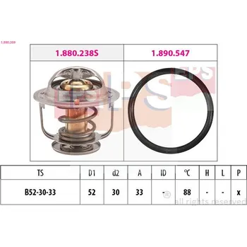Chladič motoru Termostat, chladivo EPS 1.880.269