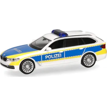 autíčko BMW 5-er TM Polizei 1:87 - Herpa BMW 5 TM Policie - sběratelský model 1/87