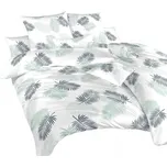 Dadka Povlečení bavlna Peříčka mentolová 140x200 , 70x90 cm