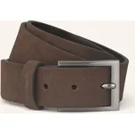 Strellson Pánský Kožený Opasek, tmavě hnědá, 95
