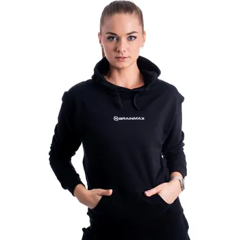 Pánská mikina BrainMax mikina z BIO bavlny, unisex, černá Velikost: XL Mikina z organické bavlny s certifikací GOTS ORGANIC pro muže i ženy