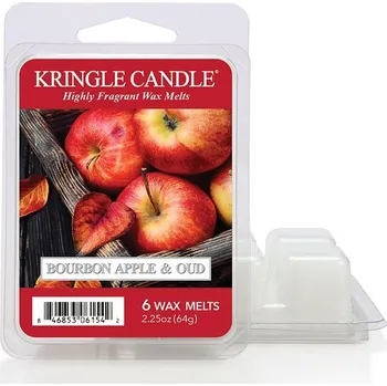 Vůně do bytu Kringle Candle Bourbon Apple & Oud Vonný Vosk, 64 g