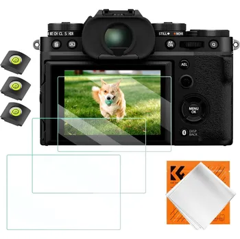 K&F Fujifilm X-T5 Screen Protector*3pcs+Hot-shoe level*3pcs+Vacuum Cleaning Cloth*1