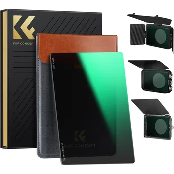 K&F ND16 (4 Stops) Square ND Filter, 4"x5.65" Neutral Density Filter Compatible with Tilta, Smallrig