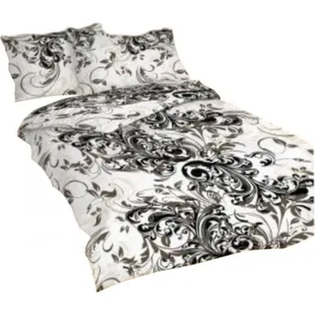 Povlečení Krepové povlečení Čestmír černý 200x220 70x90