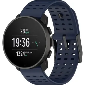 Příslušenství k chytrým hodinkám eses Silikonový řemínek - Dírkovaný tmavě modrý, 22 mm