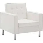 Křeslo umělá kůže / chrom Dekorhome