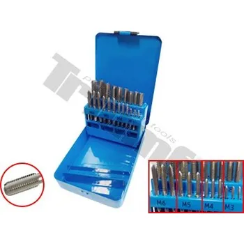 Závitořezný nástroj Sada závitníků M3-M12, 21 kusů, HSS