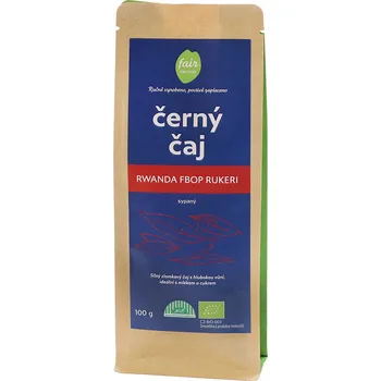Čaj Fairobchod Bio černý čaj Rwanda FBOP Rukeri, větší balení Hmotnost: 250 g