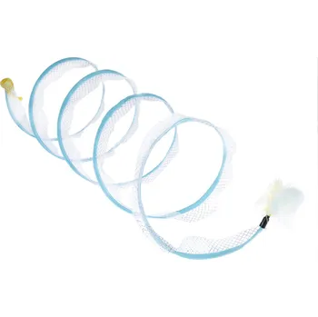 Hračka pro kočku TIAKI spirálový tunel pro kočky Ø25x50cm