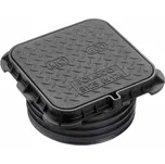 MIDAS KIO poklop z kompozitního materiálu se vstupem 12,5t, DN 500x500 + rám