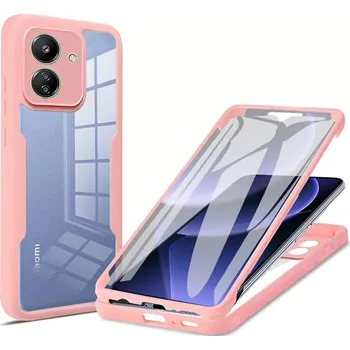 Pouzdro na mobilní telefon Pouzdro Xiaomi Redmi 13C 4G / Poco C65 Techsuit - ColorVerse 360 Series + ochrana obrazovky, růžové