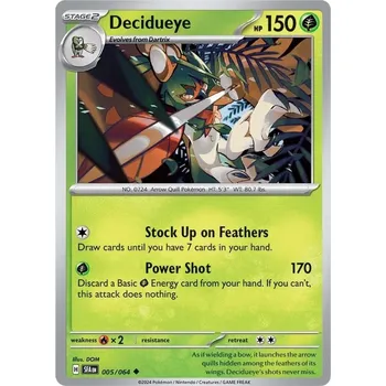 Sběratelská karetní hra Decidueye 005/064 - Shrouded Fable Typ karty: Non-Holo