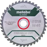 Metabo Pilový kotouč "Precision Cut Wood - Classic", 216x30, Z40 WZ 5°neg. 628060000 + Prodloužená záruka výrobce