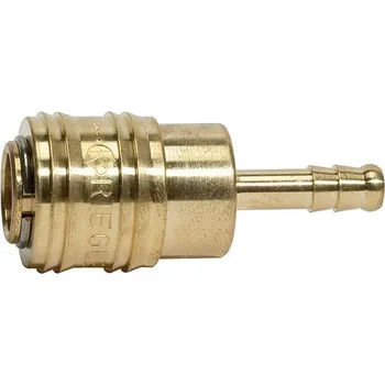 Kompresor Rychlouzavírací spojka mosaz, jmenovitá světlost 7,2mm průchodka, hadice, vnitřní o 6mm ri