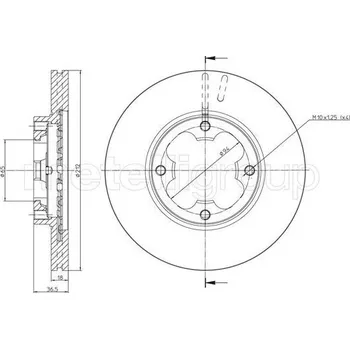 Brzdový kotouč Brzdový kotouč CIFAM 800-1619