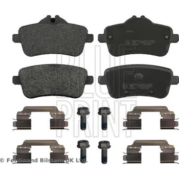 Brzdový systém Sada brzdových destiček, kotoučová brzda BLUE PRINT ADU174216