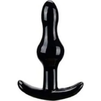 LOLO anální kolík s koulí černý - průměr 2 cm