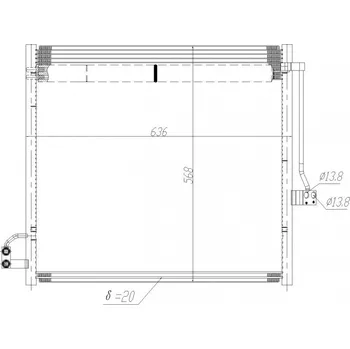 Chladič motoru Chladič klimatizace pro Mercedes GL-Class X166 2011- 995000002 HART