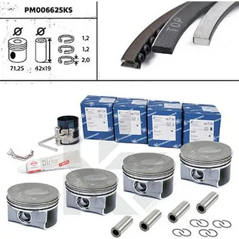 Píst motoru Sada pístu ET ENGINETEAM PM006625KS