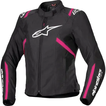 Moto bunda Bunda STELLA T-SPS 2 WATERPROOF, ALPINESTARS (černá/bílá/růžová) 2026 (Velikost: XS)