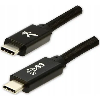 Datový kabel USB kabel Logo USB-C USB-C 1 m Černý