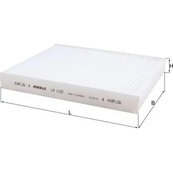 Kabinový filtr Filtr, vzduch v interiéru KNECHT LA 1123