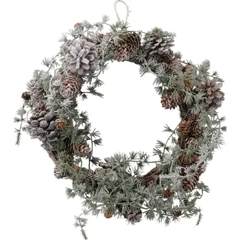 Boltze Home Ručně vzrobený věnec na dveře TANNENZAPF, Ø 32 cm