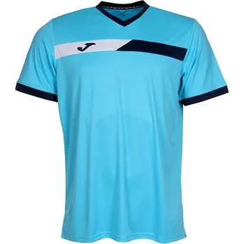 Pánské tričko Joma Court Short Sleeve T-shirt pánské triko tyrkysová velikost oblečení XXXL