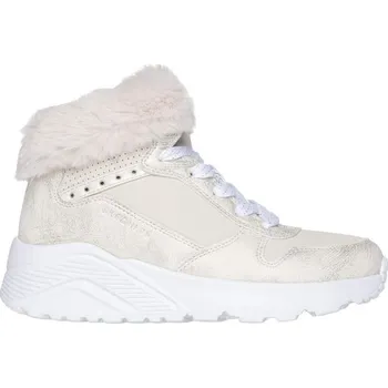 Dívčí zimní obuv Dívčí zimní obuv Skechers UNO LITE - COMFURT COLLAR 28 Béžová, Bílá