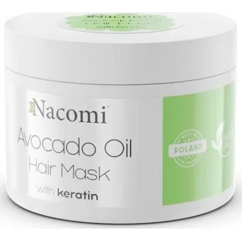 Nacomi - Avokádová maska ​​na vlasy s keratinem, obnovující, 200 ml