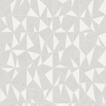 Tapeta AdaWall Geometrická vliesová tapeta na zeď, krémovo-šedá, 23204-1, Omega, AdaWall, velikost 10 x 1,06 m