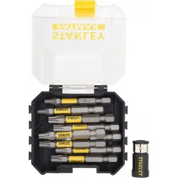 Bit 10dílná sada 50 mm torzních bitů Torx s držákem bitů Stanley STA88566