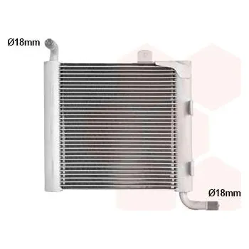 Motor automobilu Chladič, chlazení motoru VAN WEZEL 02012707