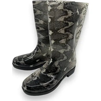 Dámské holínky Fashion Dámské šedé holínky Barva: Šedá, Velikost: 38