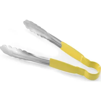 Kleště Servírovací kleště HACCP 250 mm, HENDI, Žlutá, (L)250mm
