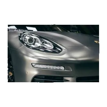 Polep vozidla Metalická šedá auto wrap fólie 152x700cm - interiér/exteriér