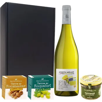 Víno WNHS Sommelier Dárková sada delikates s bílým vínem - Francie