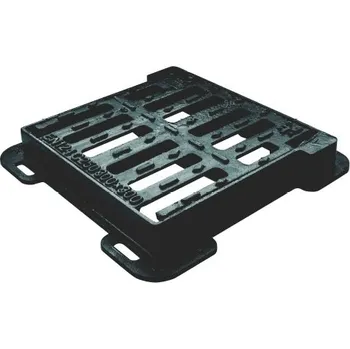 poklop MIDAS Litinová mříž s rámem DN 300 x 300 mm, zatížení do 25 tun , Mondial
