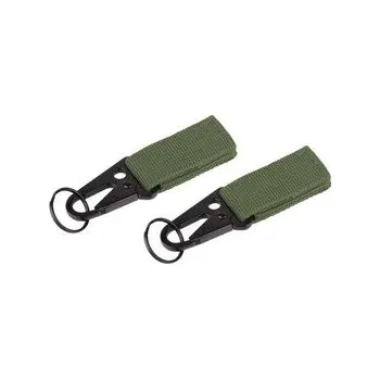 Set školních potřeb 101 Inc. - Trok MOLLE z metalową klamrą i kółkiem - 2 szt. - Zielony